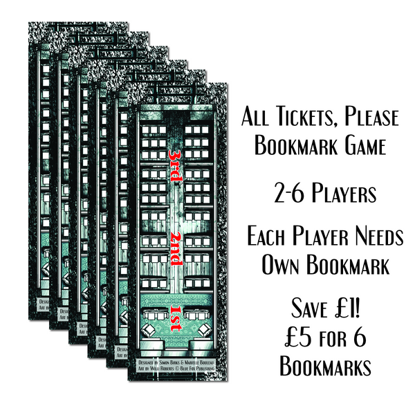 All Tickets, Please! 6 Bookmark Bundle